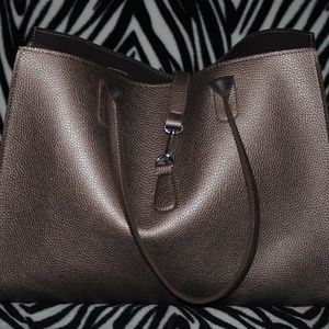 Bronze Leather Bag